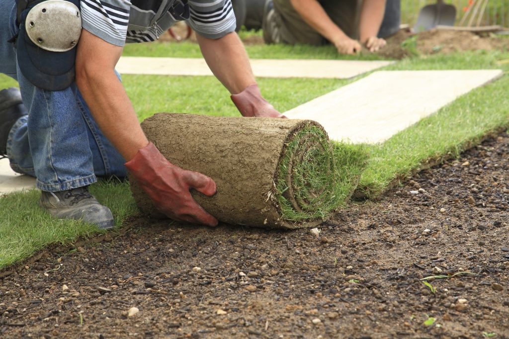 grass landscape installation Oklahoma City OK